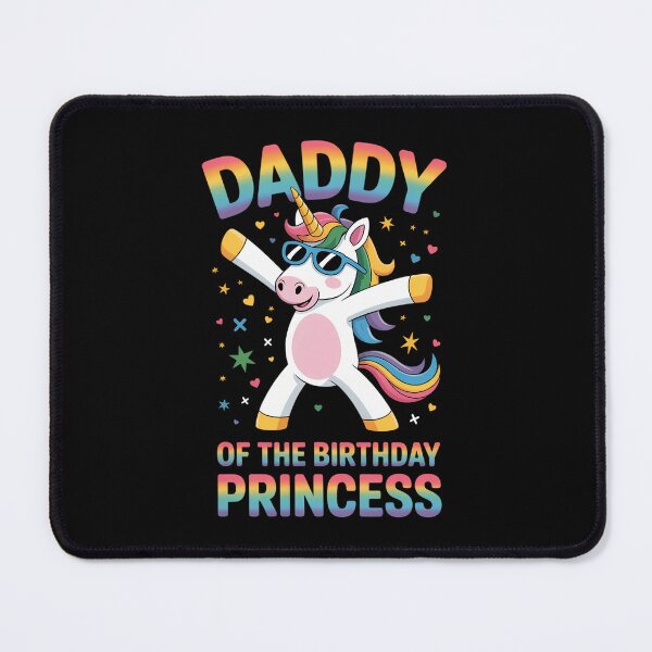 Item preview, Daddy of the Birthday Princess Girl Dabbing Unicorn Dad designed and sold by IdunayaStore.