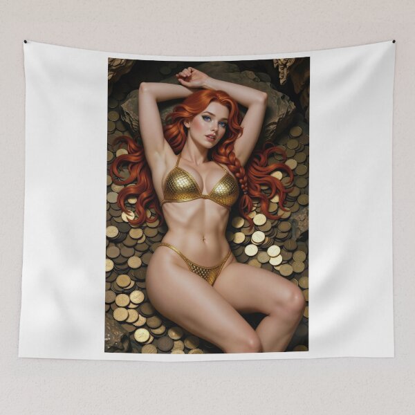Item preview, Rowan golden bikini treasure coins designed and sold by CathryneDelamort.