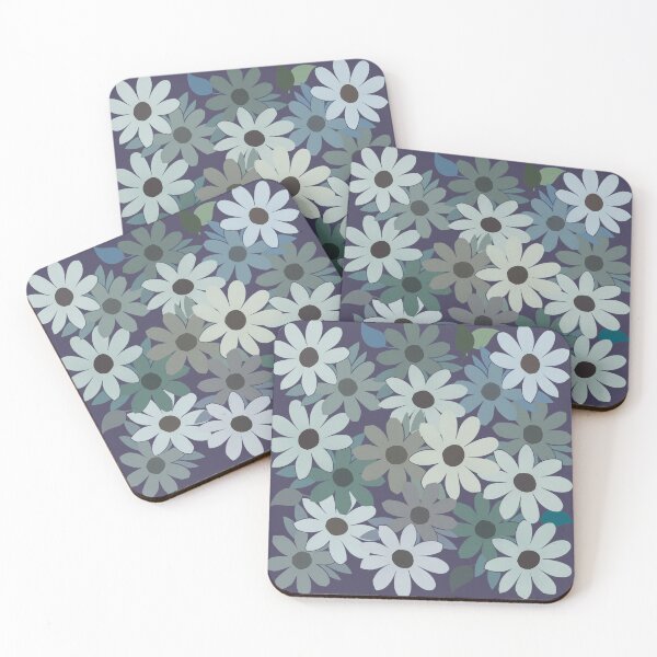 Item preview, Scandinavian Blue Floral Pattern – Nordic Calm Flower Design designed and sold by ScanMood.