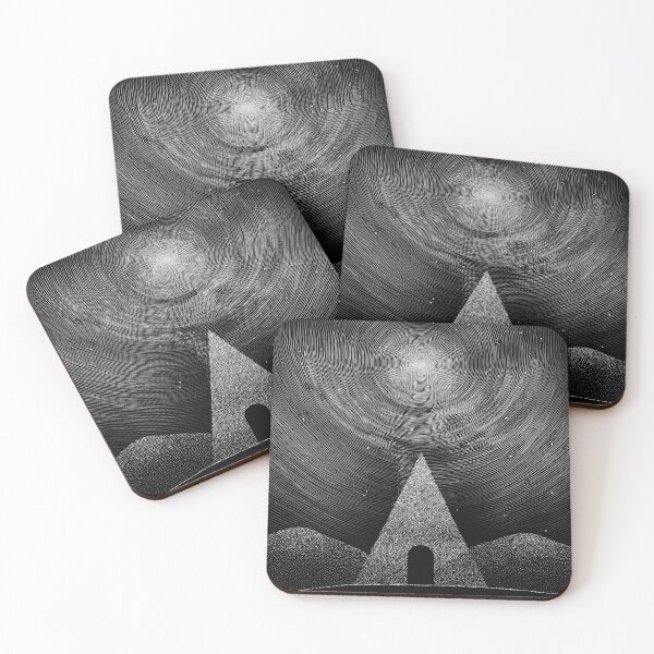Item preview, Midnight Pointillism Abstraction (No.05) designed and sold by Form Finding Design.