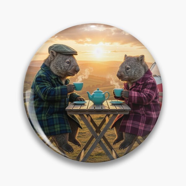 Item preview, Wombats Have Tea in the Yorkshire Dales designed and sold by Tridentulus.