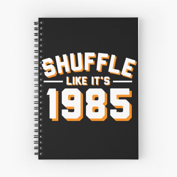 Item preview, Retro 80s Style Shuffle Like It Is 1985 Motivational Dance Workout Art designed and sold by EvelysEmelia.