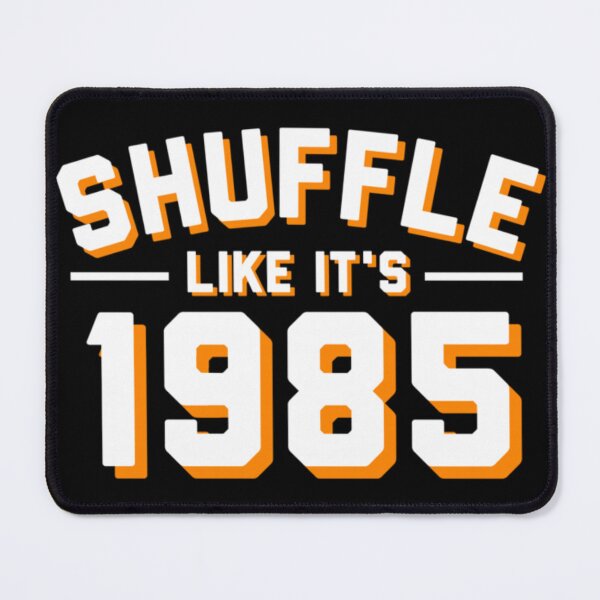 Item preview, Retro 80s Style Shuffle Like It Is 1985 Motivational Dance Workout Art designed and sold by EvelysEmelia.