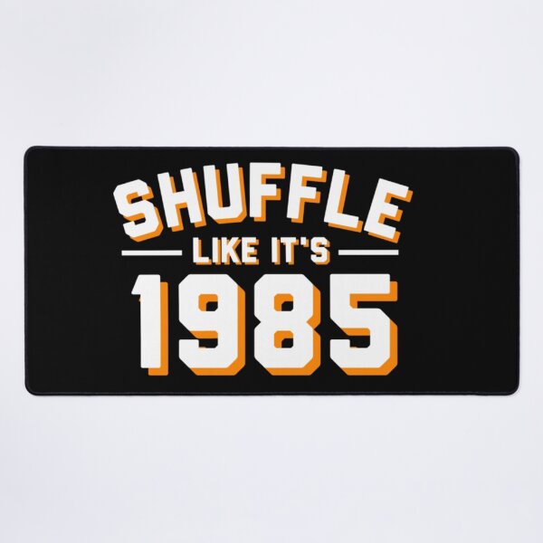 Item preview, Retro 80s Style Shuffle Like It Is 1985 Motivational Dance Workout Art designed and sold by EvelysEmelia.