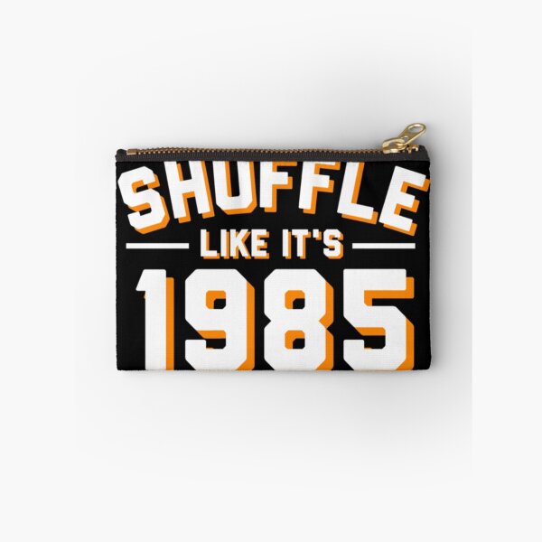 Item preview, Retro 80s Style Shuffle Like It Is 1985 Motivational Dance Workout Art designed and sold by EvelysEmelia.