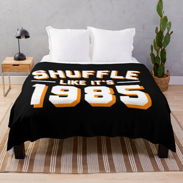 Item preview, Retro 80s Style Shuffle Like It Is 1985 Motivational Dance Workout Art designed and sold by EvelysEmelia.