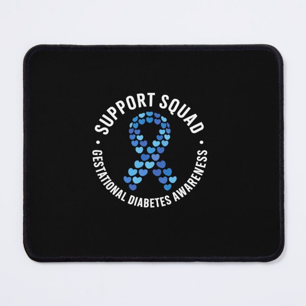 Item preview, Gestational Diabetes Support Squad Blue Ribbon Awareness designed and sold by Catharsiscath.