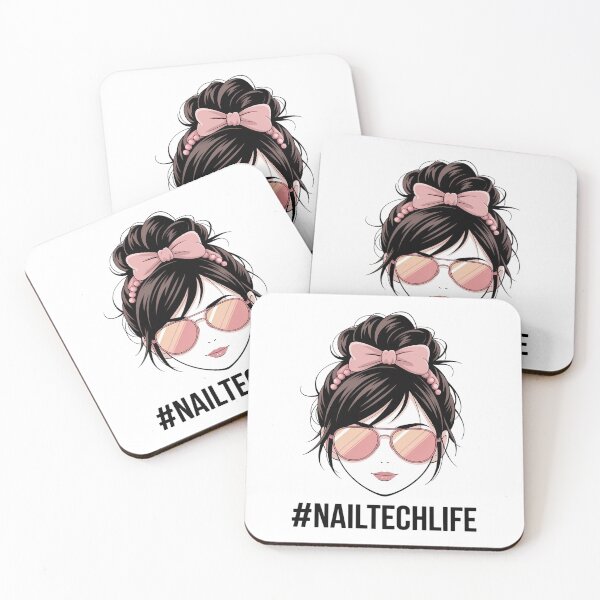 Item preview, Messy Bun Nail Tech Life Nail Artist Mothers Day designed and sold by IdunayaStore.