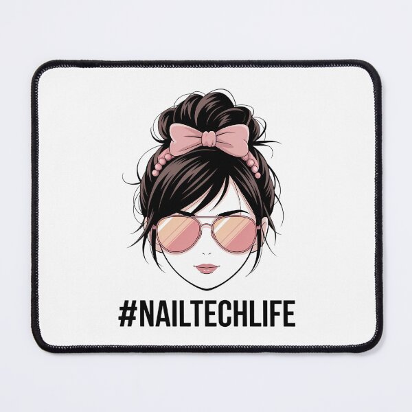Item preview, Messy Bun Nail Tech Life Nail Artist Mothers Day designed and sold by IdunayaStore.