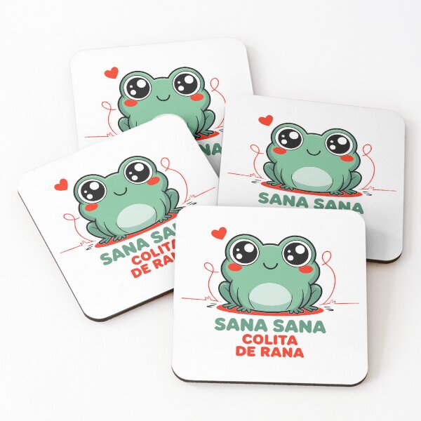 Item preview, Cute Frog Sana Sana Colita De Rana Spanish Cartoon Design designed and sold by Maniutek.