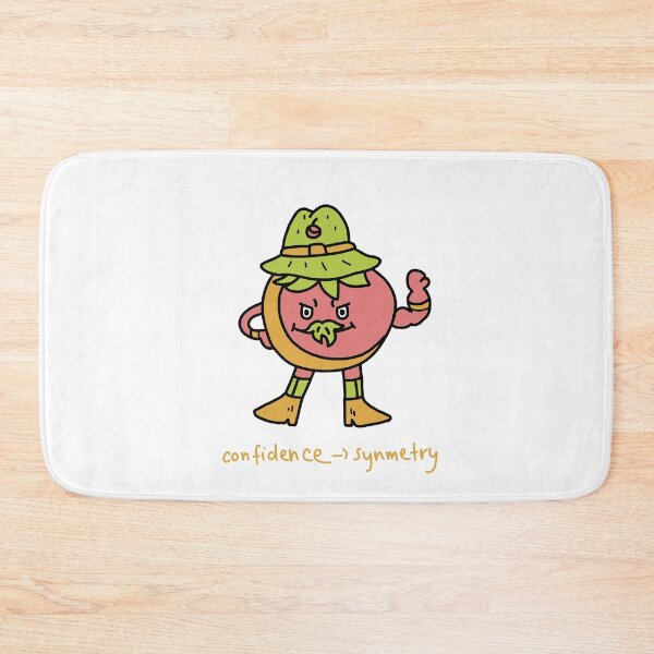 Item preview, Confidence Over Symmetry Funny Fruit Character Illustration designed and sold by Baby-Care.