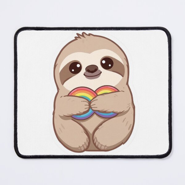 Item preview, Kawaii Sloth Rainbow Infinity designed and sold by TheNeuroVerse.