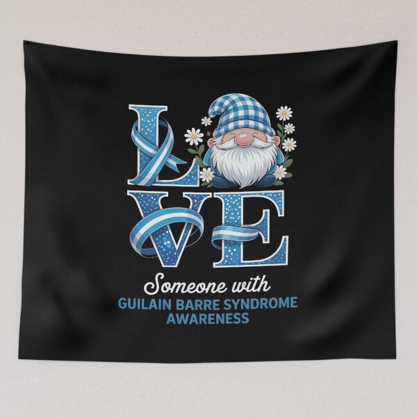 Item preview, Gnome Flower Love Guillain Barre Syndrome Awareness designed and sold by Catharsiscath.