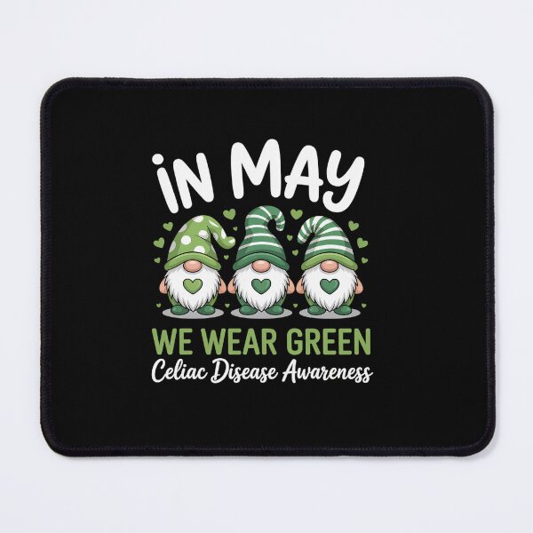 Item preview, Gnome In May We Wear Green Ribbon Celiac Disease Awareness designed and sold by Catharsiscath.