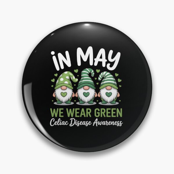 Item preview, Gnome In May We Wear Green Ribbon Celiac Disease Awareness designed and sold by Catharsiscath.
