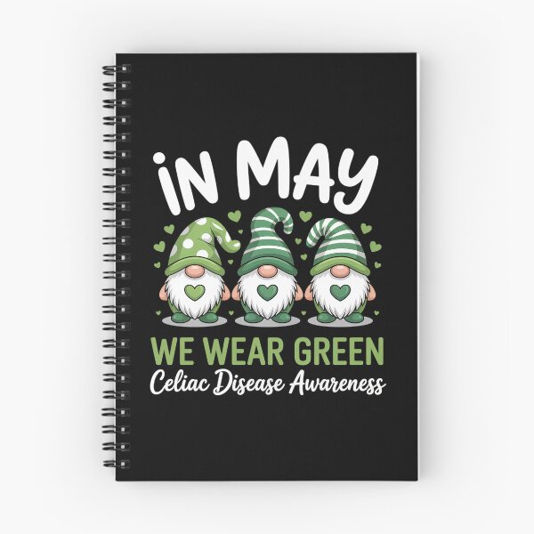 Item preview, Gnome In May We Wear Green Ribbon Celiac Disease Awareness designed and sold by Catharsiscath.