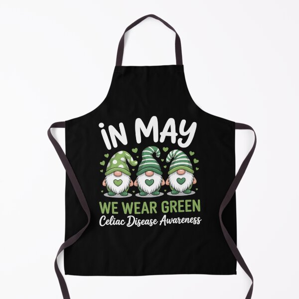 Item preview, Gnome In May We Wear Green Ribbon Celiac Disease Awareness designed and sold by Catharsiscath.