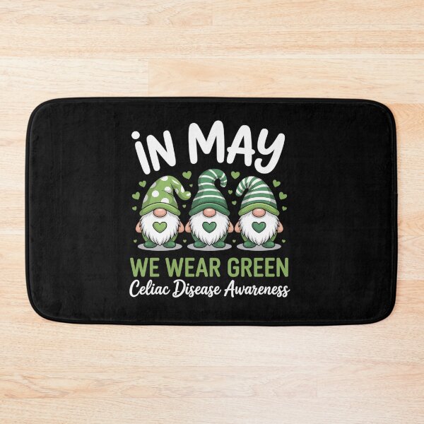 Item preview, Gnome In May We Wear Green Ribbon Celiac Disease Awareness designed and sold by Catharsiscath.