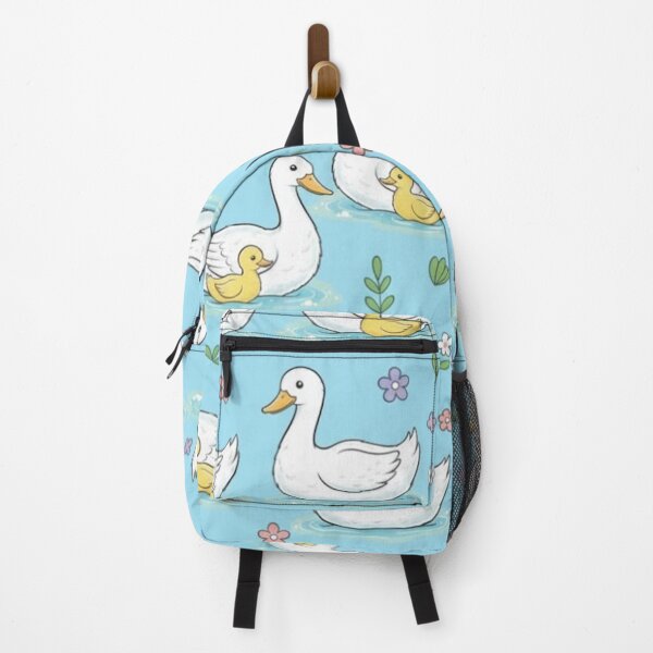 Item preview, Cute Kawaii Duck Ducklin -Flowers Seamless Pattern designed and sold by anandsiva2703.