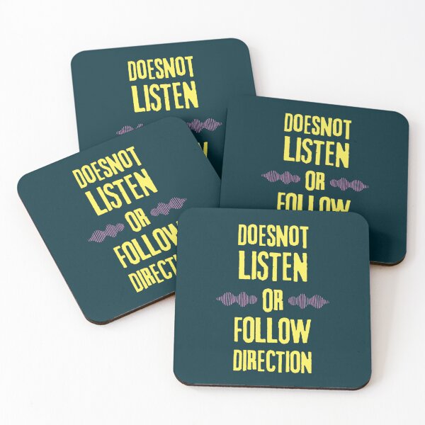 Item preview, Does Not Listen Or Follow Directions Classic(16) designed and sold by LednerFreida.