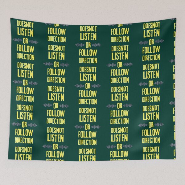 Item preview, Does Not Listen Or Follow Directions Classic(16) designed and sold by LednerFreida.