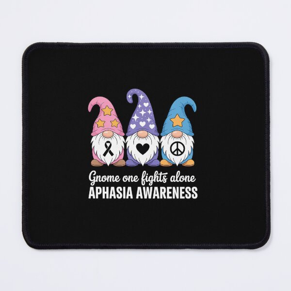 Item preview, Gnome One Fights Alone Aphasia Awareness designed and sold by Catharsiscath.