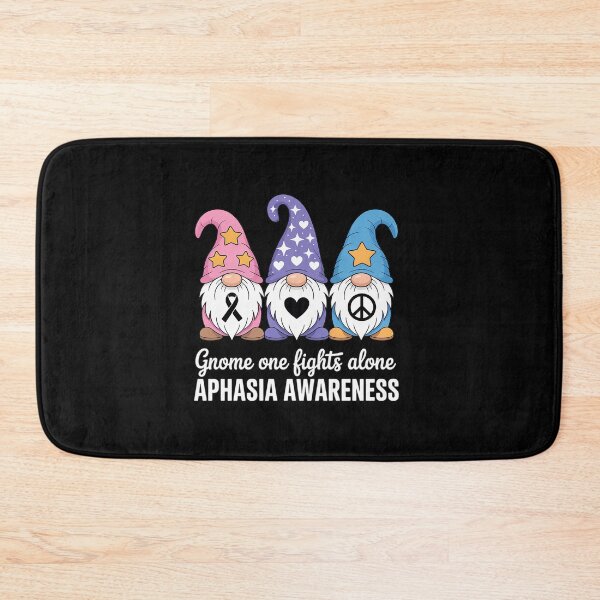 Item preview, Gnome One Fights Alone Aphasia Awareness designed and sold by Catharsiscath.