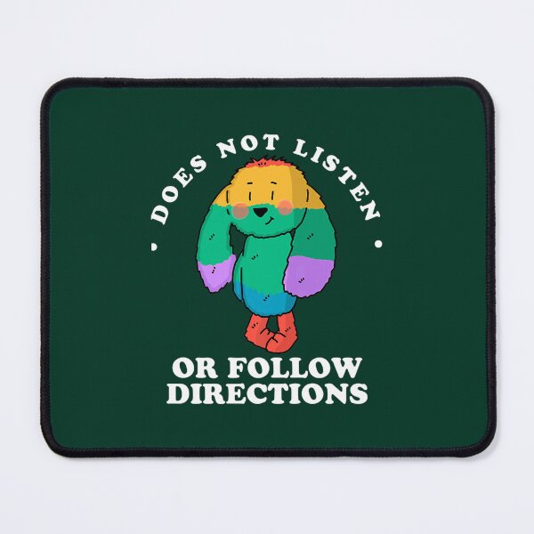 Item preview, Does Not Listen Or Follow Directions Funny Animal Premium designed and sold by LednerFreida.