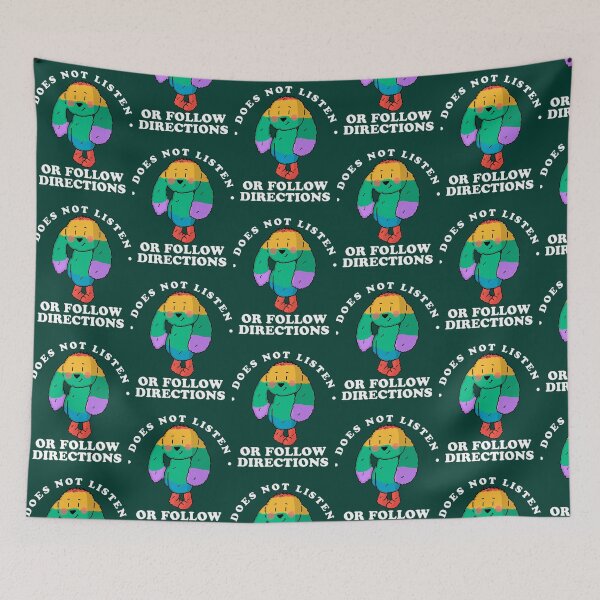 Item preview, Does Not Listen Or Follow Directions Funny Animal Premium designed and sold by LednerFreida.