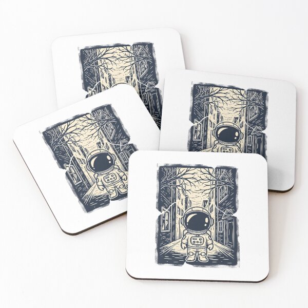 Item preview, Lost Astronaut in Silent City designed and sold by aaljone007.