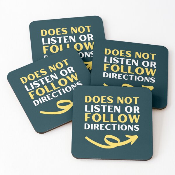 Item preview, Does Not ListenOr Follow Directions designed and sold by LednerFreida.