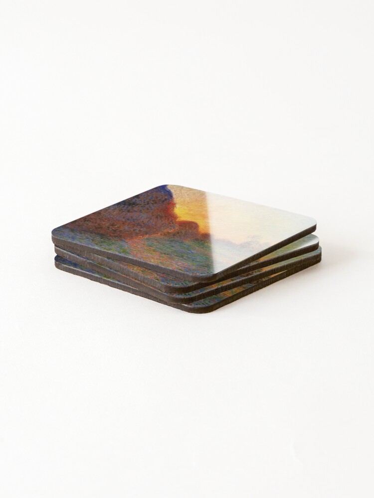 Thumbnail 4 of 5, Coasters (Set of 4), haystack designed and sold by SharonTheFirst.