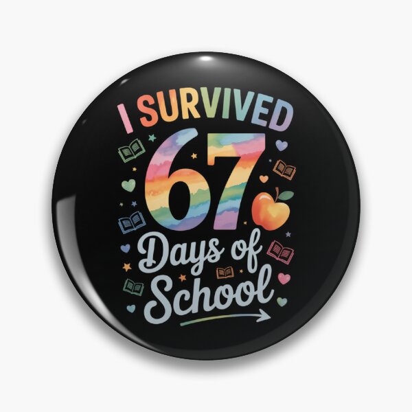 Item preview, 100 Days of School I Survived 67 Days of School Teacher 67 designed and sold by IdunayaStore.