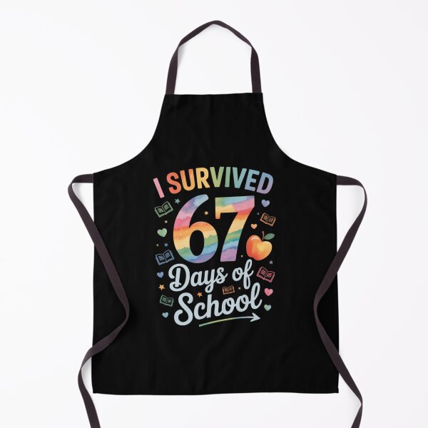 Item preview, 100 Days of School I Survived 67 Days of School Teacher 67 designed and sold by IdunayaStore.