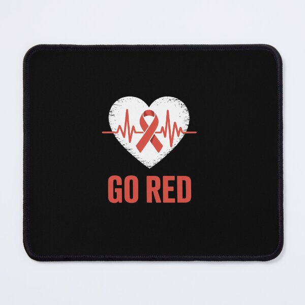 Item preview, Go Red In February Blood Cancer Awareness Health Heartbeat designed and sold by Catharsiscath.