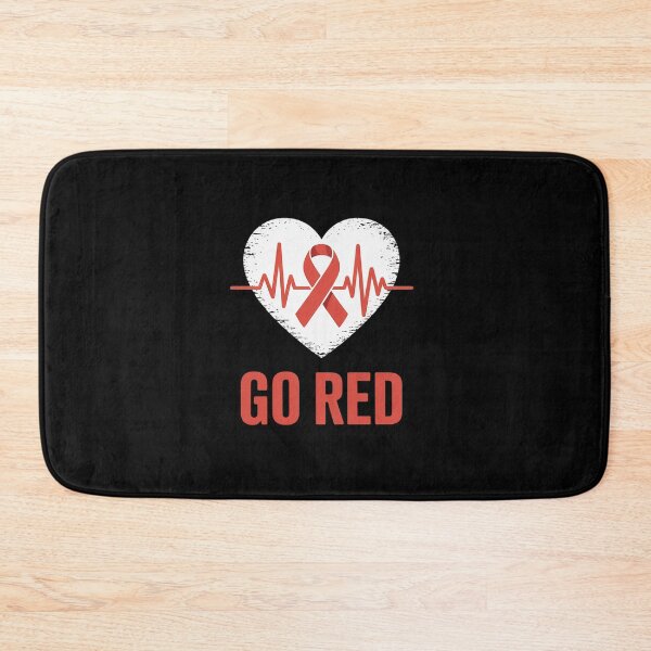 Item preview, Go Red In February Blood Cancer Awareness Health Heartbeat designed and sold by Catharsiscath.