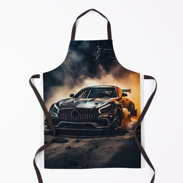 Item preview, Dark Aggressive Race Car Launching In Dramatic Night Lighting designed and sold by RevUpDesign.
