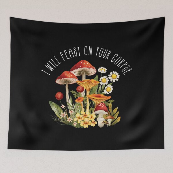 Item preview, Cute Mushroom I Will Feast On Your Corpse designed and sold by vaharisanic.
