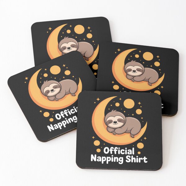 Item preview, Official napping cute sloth designed and sold by IdunayaStore.