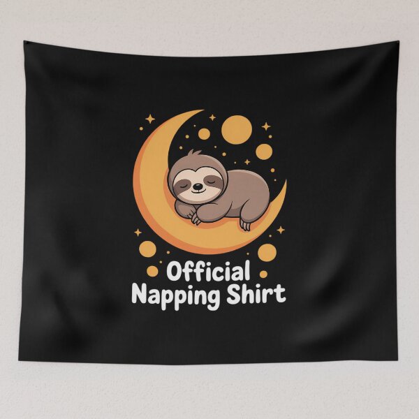 Item preview, Official napping cute sloth designed and sold by IdunayaStore.