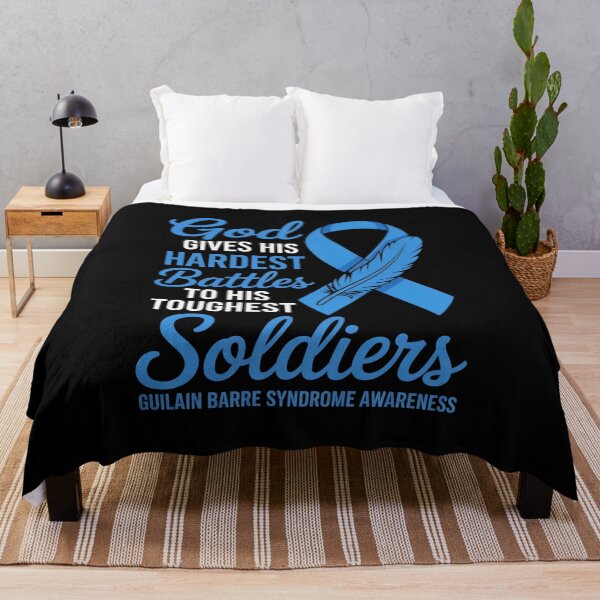 Item preview, GOD'S HARDEST SOLDIERS- GUILLAIN BARRE SYNDROME AWARENESS designed and sold by Catharsiscath.