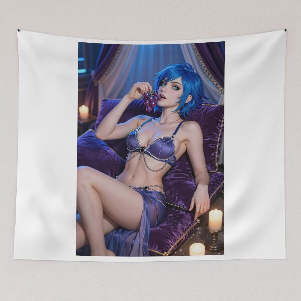 Item preview, Cipher awhole newworld blue woman purple velvet designed and sold by CathryneDelamort.