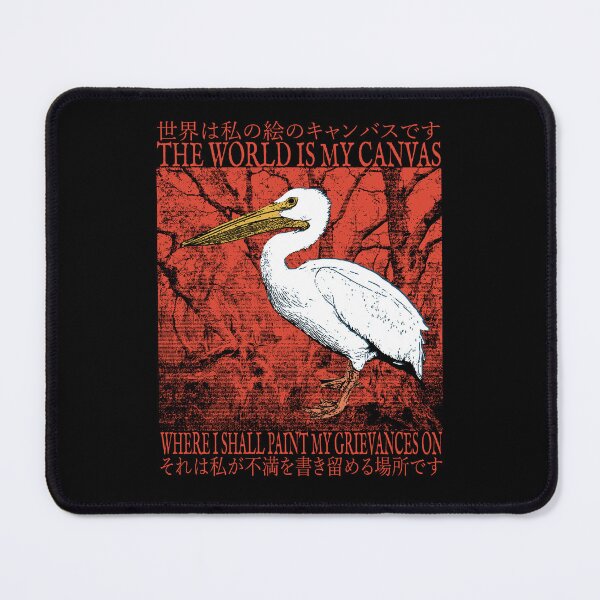 Item preview, The World is My Canvas Pelican designed and sold by VintageMedatsu.