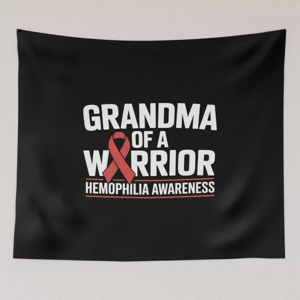Item preview, Grandma of a Warrior Hemophilia Awareness designed and sold by Catharsiscath.