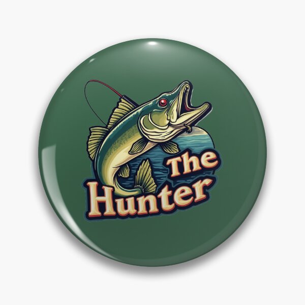 Item preview, The Hunter — Bold Pike Fishing Graphic designed and sold by KingCuppaDigitalArt.