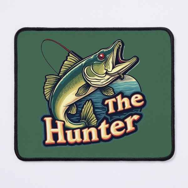 Item preview, The Hunter — Bold Pike Fishing Graphic designed and sold by KingCuppaDigitalArt.
