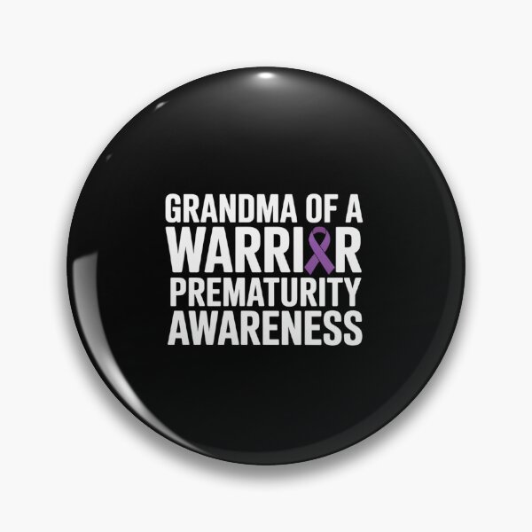 Item preview, Grandma of a Warrior NICU Prematurity Awareness designed and sold by Catharsiscath.