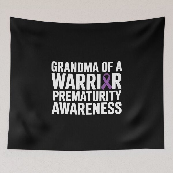 Item preview, Grandma of a Warrior NICU Prematurity Awareness designed and sold by Catharsiscath.