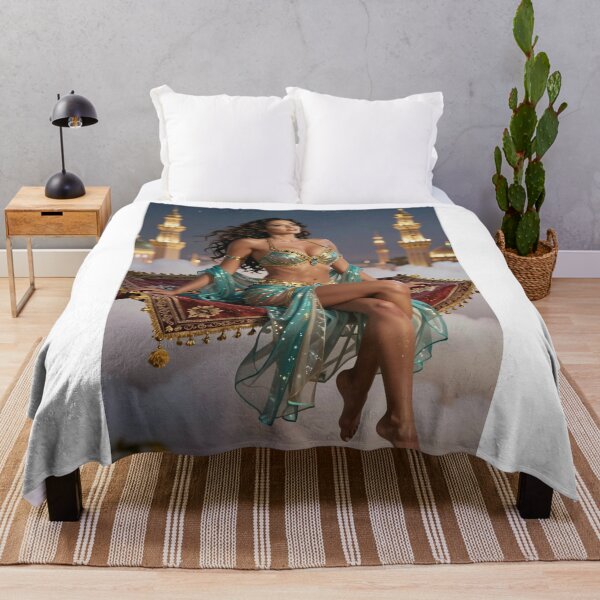 Item preview, Woman on flying carpet designed and sold by CathryneDelamort.