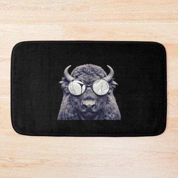Item preview, Cool Bison Wearing Reflective Sunglasses designed and sold by IN Tales.